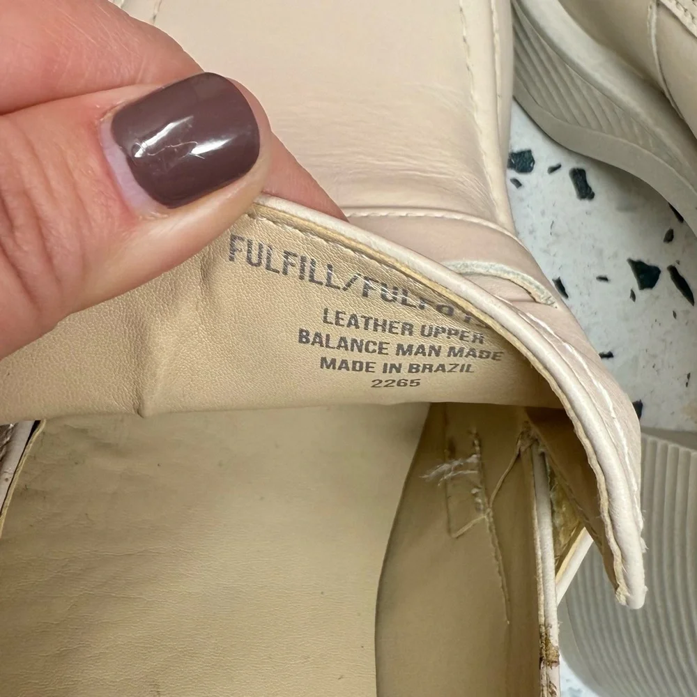 Steve Madden Fulfill Cream Chunky 90s Y2K Platflorm Women’s Heeled Loafers Sz 10